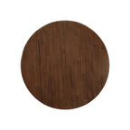 Dublin Modern Kitchen Table - a Round Dining Table Top with Dropleaf & Pedestal Base, (Finish Option)