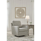  Bralynn Gray Swivel Glider Accent Chair - 30W x 37D x 37H