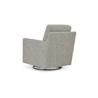 Bralynn Gray Swivel Glider Accent Chair - 30W x 37D x 37H