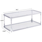 Glass Coffee Tables 44in