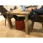 Stackable Modern Dining Restaurant Stacking Chairs End Table Cupcake for Living Break Room Vanity Bedroom No Back Office