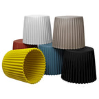 Stackable Modern Dining Restaurant Stacking Chairs End Table Cupcake for Living Break Room Vanity Bedroom No Back Office