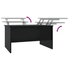 vidaXL Coffee Table Lift Top End Table Accent Side Sofa Table Engineered Wood - 31.5 x 19.7 x 16.7