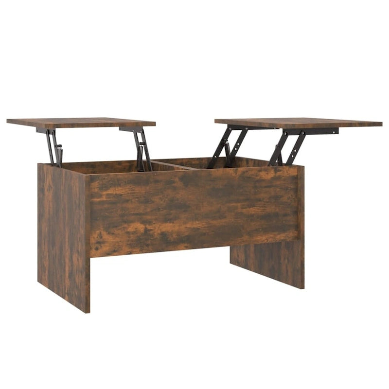vidaXL Coffee Table Lift Top End Table Accent Side Sofa Table Engineered Wood - 31.5 x 19.7 x 16.7