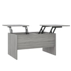vidaXL Coffee Table Lift Top End Table Accent Side Sofa Table Engineered Wood - 31.5 x 19.7 x 16.7