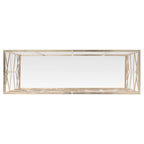 Couture Corrine Gold Leaf Console Table - 47 W x 15.5 L x 30 H - 47Wx16Dx30H