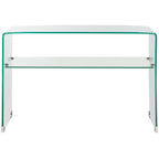 Hawa Clear Console Table - 43.3 x 13.8 x 29.5 - 43Wx14Dx30H
