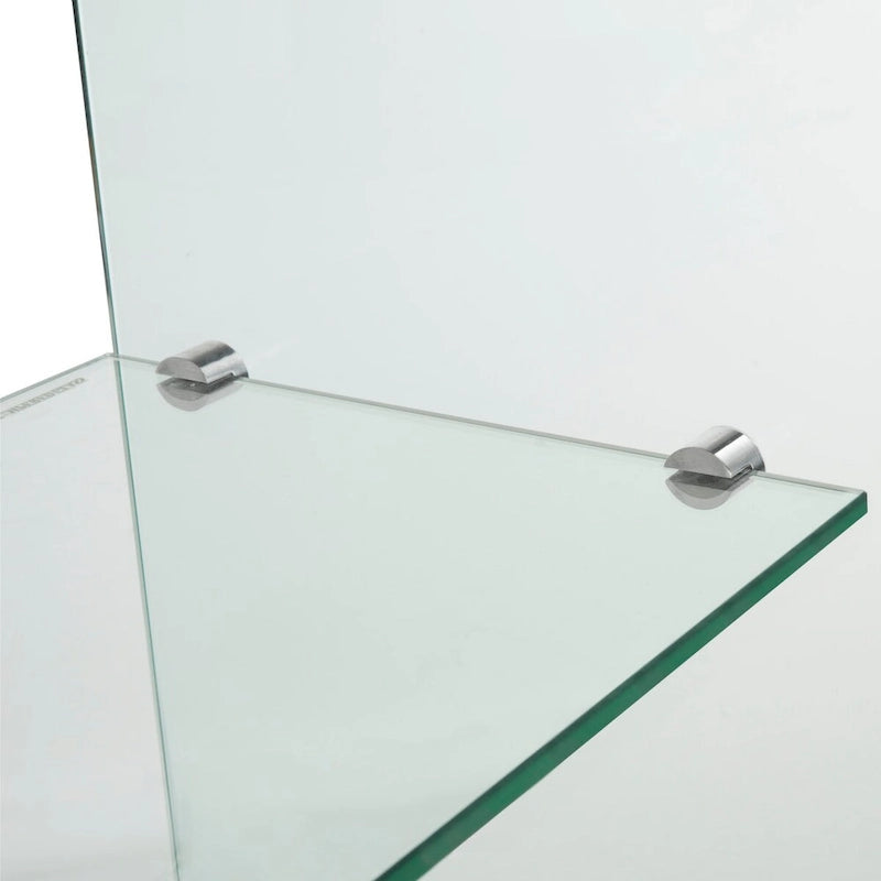 Hawa Clear Console Table - 43.3 x 13.8 x 29.5 - 43Wx14Dx30H