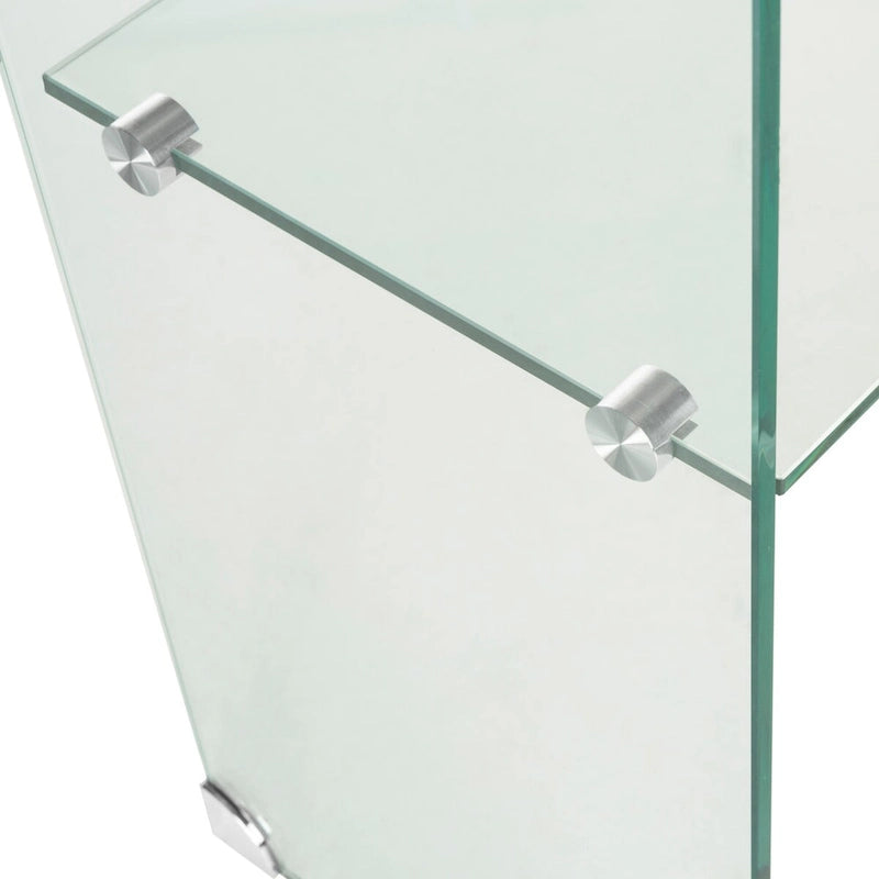Hawa Clear Console Table - 43.3 x 13.8 x 29.5 - 43Wx14Dx30H