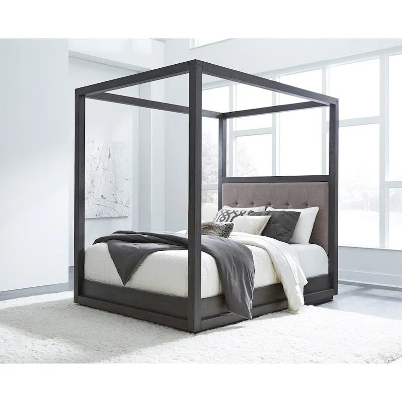  Barron King-size Canopy Bed