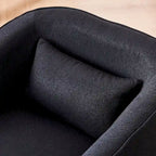 Swivel Barrel Chair With Ottoman