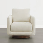 Rebecca Swivel Accent Chair Armchair with Back Cushion