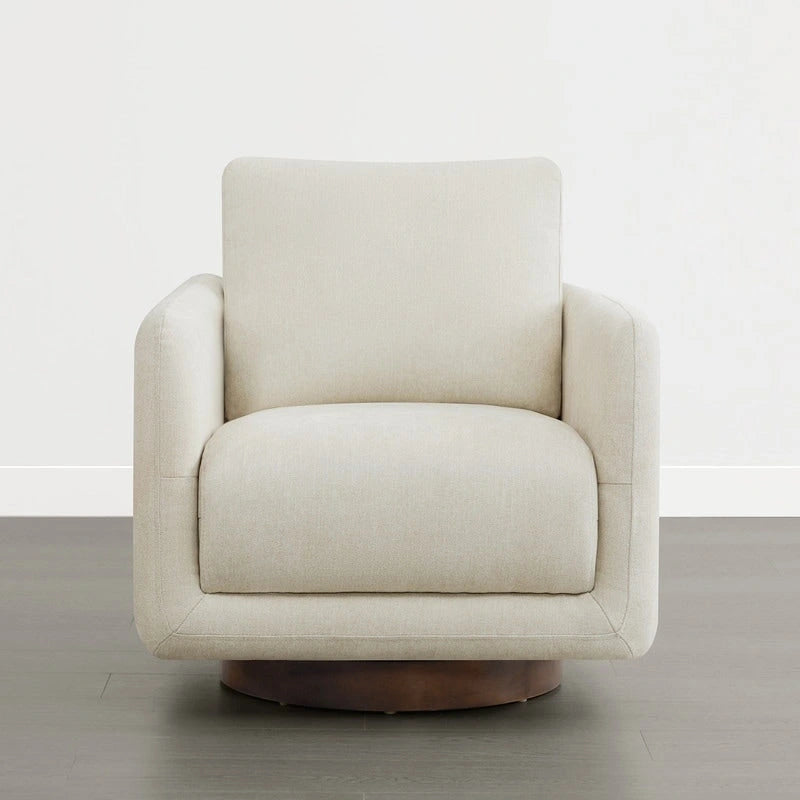 Rebecca Swivel Accent Chair Armchair with Back Cushion