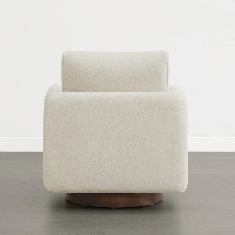 Rebecca Swivel Accent Chair Armchair with Back Cushion