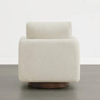 Rebecca Swivel Accent Chair Armchair with Back Cushion