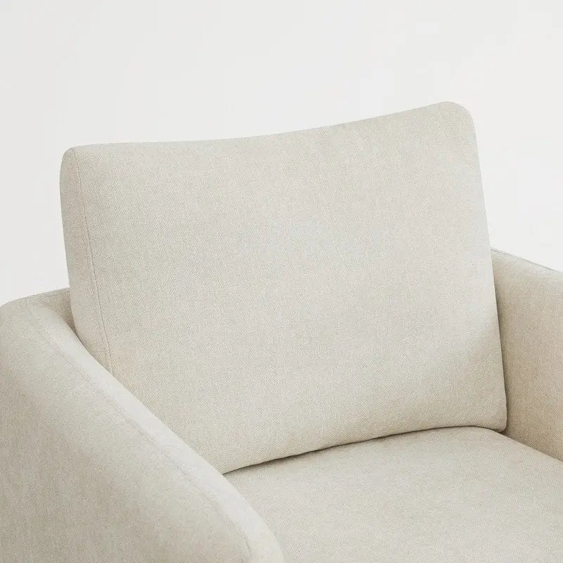 Rebecca Swivel Accent Chair Armchair with Back Cushion