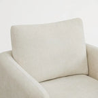 Rebecca Swivel Accent Chair Armchair with Back Cushion