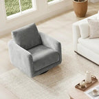 Rebecca Swivel Accent Chair Armchair with Back Cushion