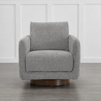 Rebecca Swivel Accent Chair Armchair with Back Cushion