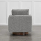 Rebecca Swivel Accent Chair Armchair with Back Cushion
