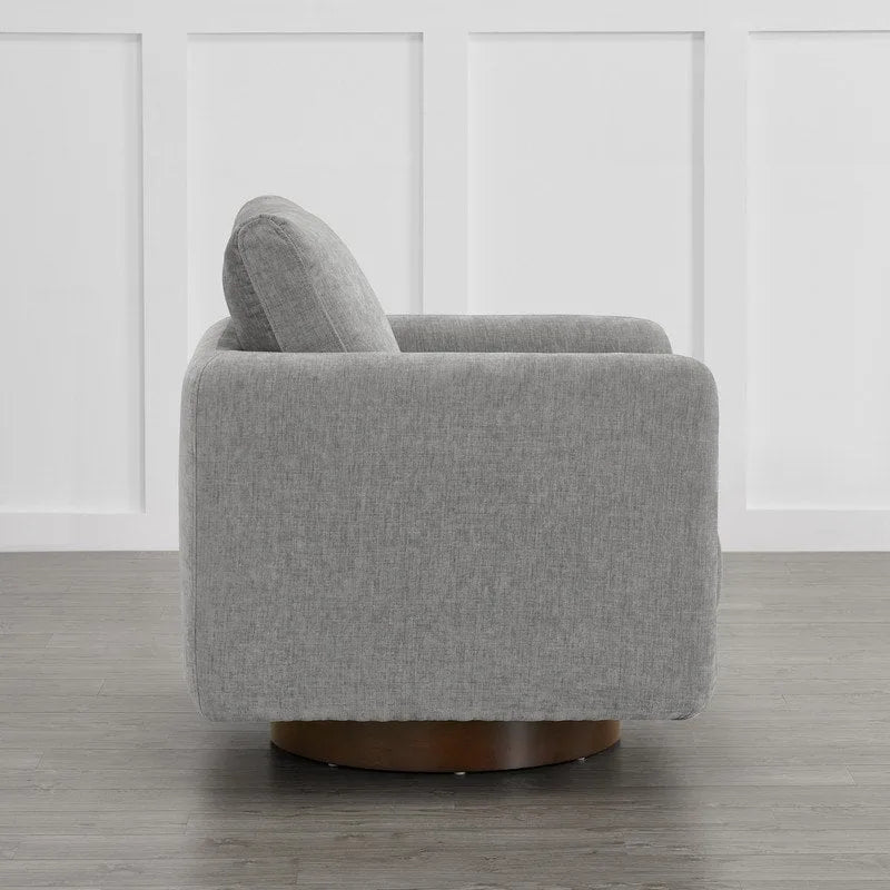 Rebecca Swivel Accent Chair Armchair with Back Cushion