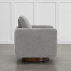 Rebecca Swivel Accent Chair Armchair with Back Cushion