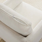 Rebecca Swivel Accent Chair Armchair with Back Cushion