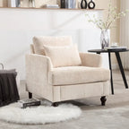 Wooden Frame Armchair, Modern Accent Chair Lounge Chair