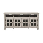 Heartland Antique White Tobacco Entertainment TV Stand