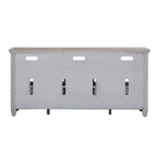 Heartland Antique White Tobacco Entertainment TV Stand