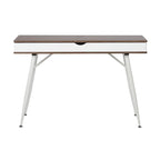Alcove Modern Desk with Large Split Drawer