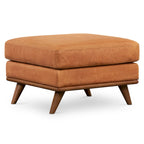 Nolita Ottoman - Full Grain Genuine Italian Leather