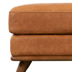 Nolita Ottoman - Full Grain Genuine Italian Leather