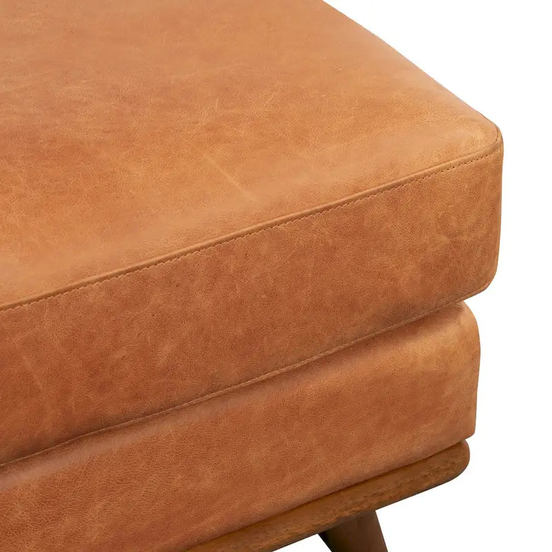 Nolita Ottoman - Full Grain Genuine Italian Leather