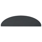 Modern Curved Console Table Sofa Table,3 drawers,1 Shelf,Black