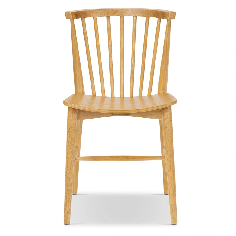 Ligna Dining Chair - Spindled Bark with Solid Wood Frame