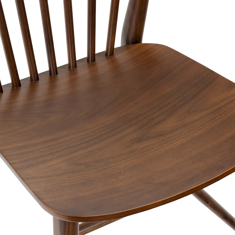 Ligna Dining Chair - Spindled Bark with Solid Wood Frame