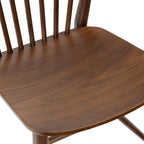 Ligna Dining Chair - Spindled Bark with Solid Wood Frame