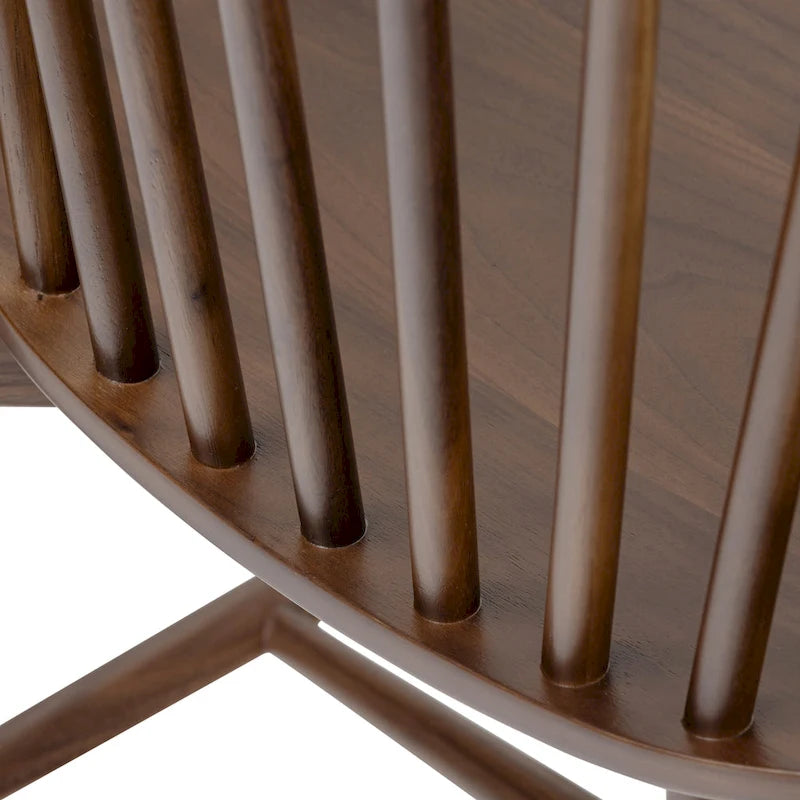 Ligna Dining Chair - Spindled Bark with Solid Wood Frame