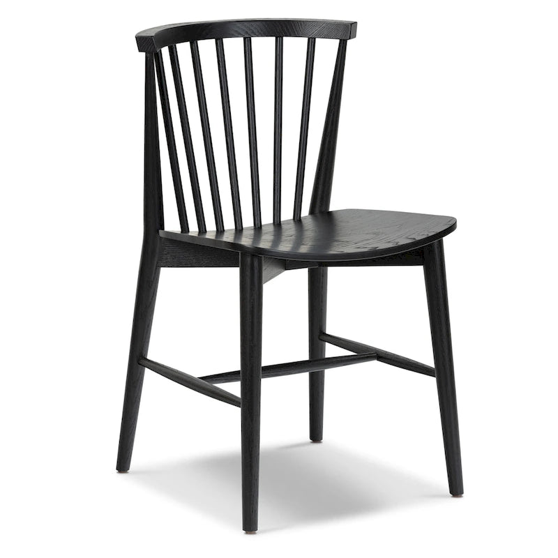 Ligna Dining Chair - Spindled Bark with Solid Wood Frame