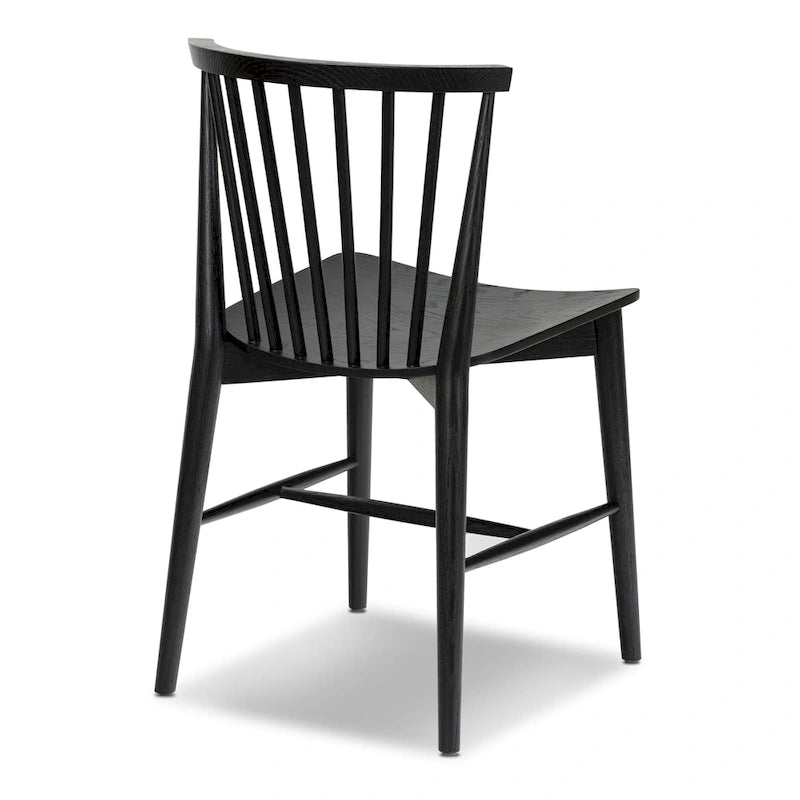 Ligna Dining Chair - Spindled Bark with Solid Wood Frame