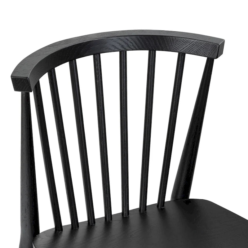 Ligna Dining Chair - Spindled Bark with Solid Wood Frame