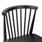 Ligna Dining Chair - Spindled Bark with Solid Wood Frame