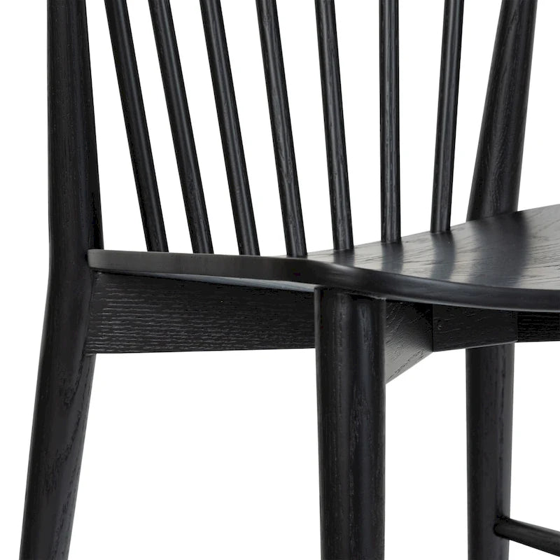 Ligna Dining Chair - Spindled Bark with Solid Wood Frame