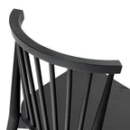 Ligna Dining Chair - Spindled Bark with Solid Wood Frame