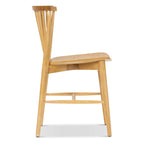 Ligna Dining Chair - Spindled Bark with Solid Wood Frame