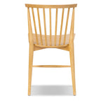 Ligna Dining Chair - Spindled Bark with Solid Wood Frame