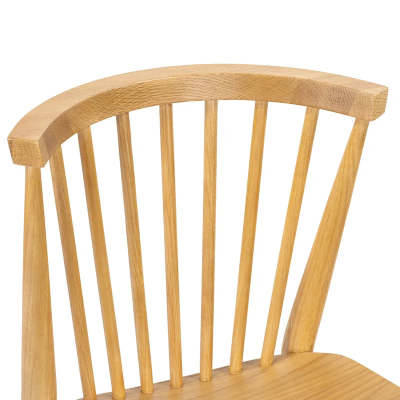 Ligna Dining Chair - Spindled Bark with Solid Wood Frame