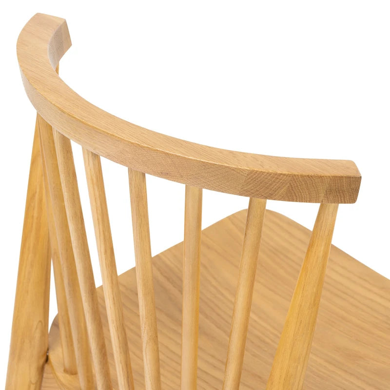 Ligna Dining Chair - Spindled Bark with Solid Wood Frame
