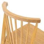 Ligna Dining Chair - Spindled Bark with Solid Wood Frame
